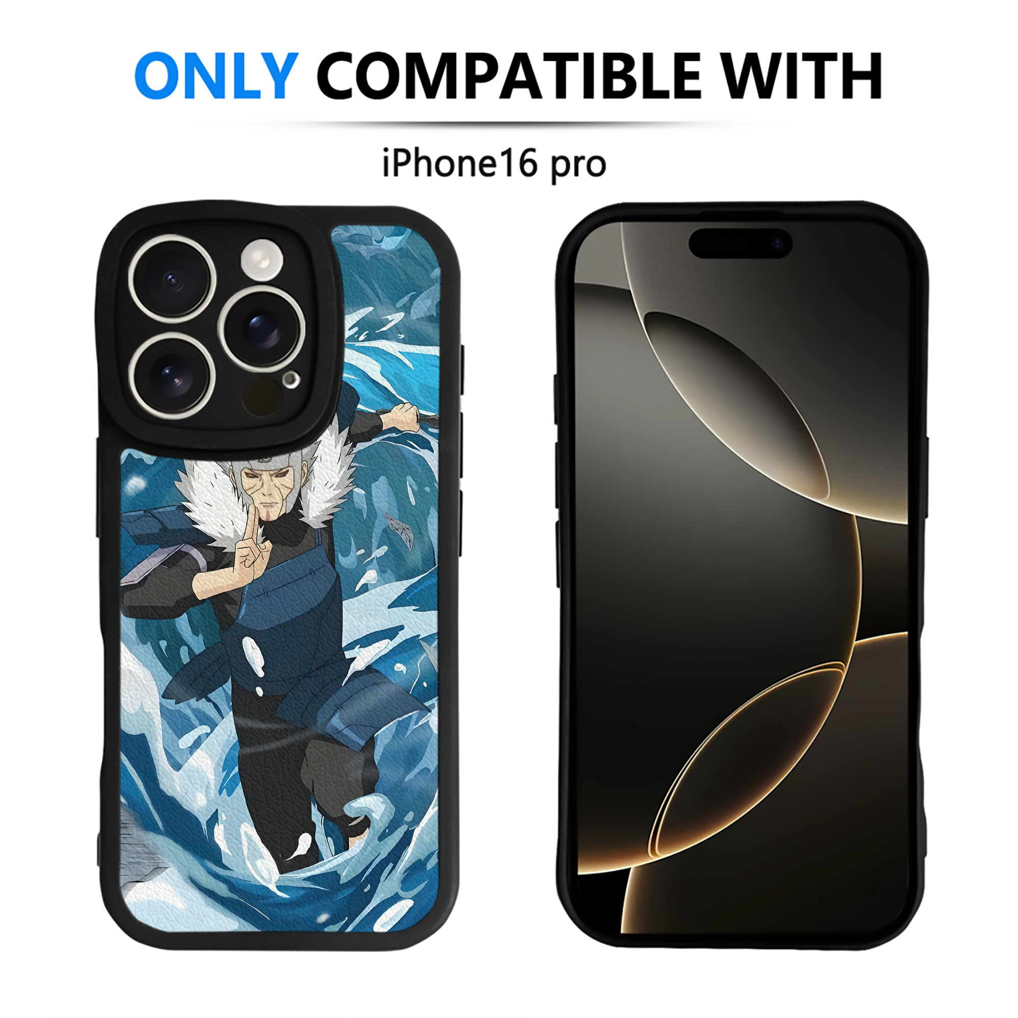（画像用） NARUTO -ナルト- NARUTO -ナルト- 疾風伝 【iPhone 16シリーズ対応】シリコンスマホケース（レザー調） 材質：シリコン